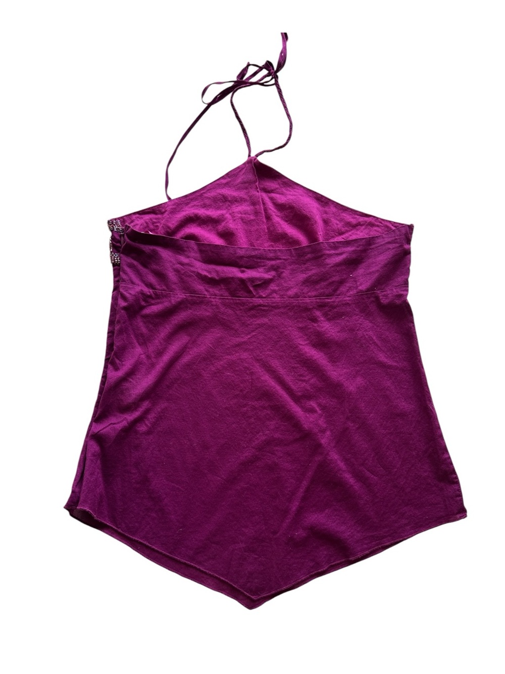 Vintage y2k Bebe beaded halter top - Picture 3 of 9